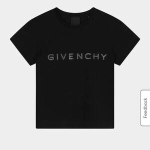 Givenchy Kids Black Short Sleeve T-shirt and Skirt set